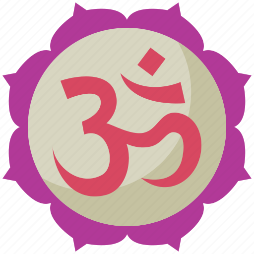 Om, hindu, religion, hinduism, celebration, culture, religious icon - Download on Iconfinder