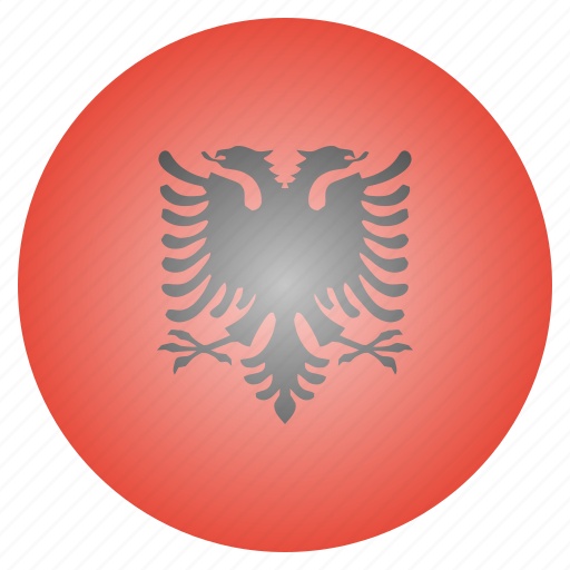 Albania, albanian, country, flag, national icon - Download on Iconfinder
