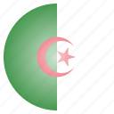 algeria, algerian, country, flag, national