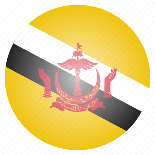 Brunei, country, flag, national icon - Download on Iconfinder