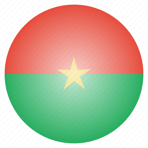 Burkina, country, faso, flag, national icon - Download on Iconfinder