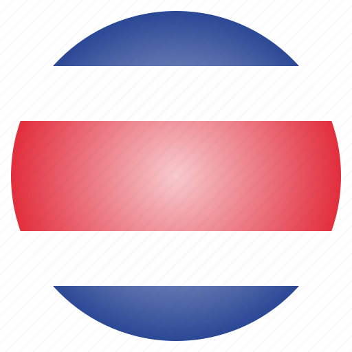 Costa, country, flag, national, rica icon - Download on Iconfinder