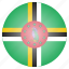 country, dominica, flag, national 