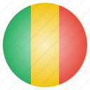 country, flag, mali, national