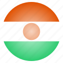 country, flag, national, niger