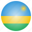 country, flag, national, rwanda 