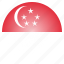 country, flag, national, singapore 