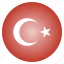 country, flag, national, turkey 