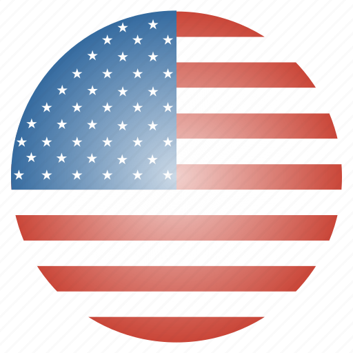 Download America, circle, flag, states, united, usa icon