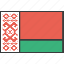 belarus, country, european, flag, national