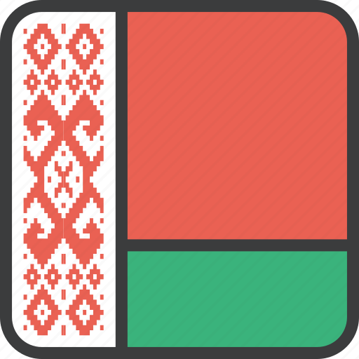 Belarus, country, european, flag, national icon - Download on Iconfinder
