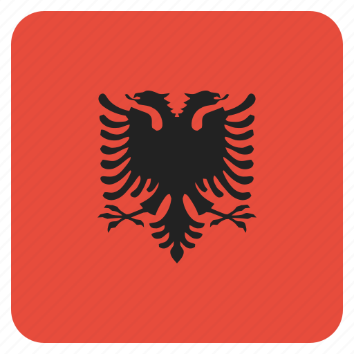 Albania, albanian, country, flag, national icon - Download on Iconfinder