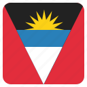 antigua, barbuda, country, flag, national