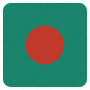 bangladesh, country, flag, national