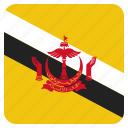 brunei, country, flag, national