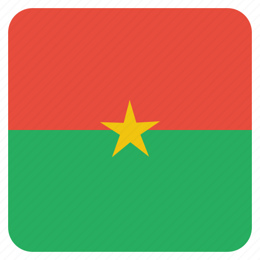 Burkina, country, faso, flag, national icon - Download on Iconfinder