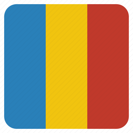 Chad, country, flag, national icon - Download on Iconfinder
