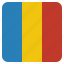 chad, country, flag, national 