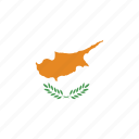 country, cyprus, flag, national