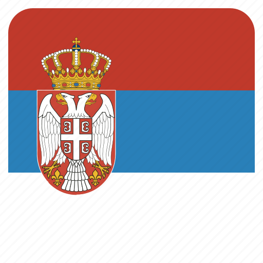 Country, flag, national, serbia, serbian icon