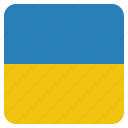 country, flag, national, ukraine