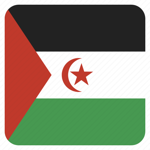 Country, flag, national, sahara, western icon - Download on Iconfinder
