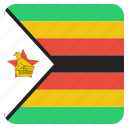country, flag, national, rhodesia, zimbabwe