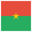 burkina, country, faso, flag, national