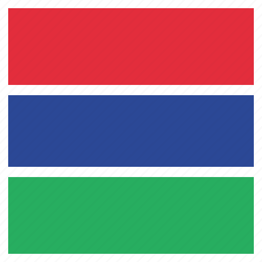 Country, flag, gambia, gambian, national icon - Download on Iconfinder