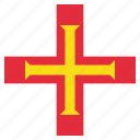 country, flag, guernsey, national