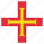 country, flag, guernsey, national 