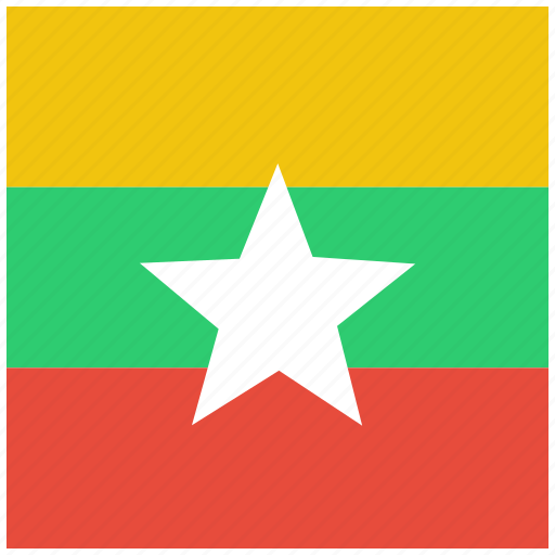 Burma, burmese, country, flag, myanmar, national icon - Download on Iconfinder