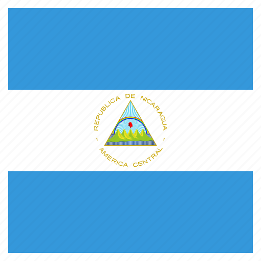 Country, flag, national, nicaragua icon - Download on Iconfinder