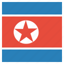 country, flag, korea, korean, national, north