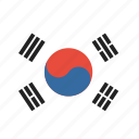 country, flag, korea, korean, national, south