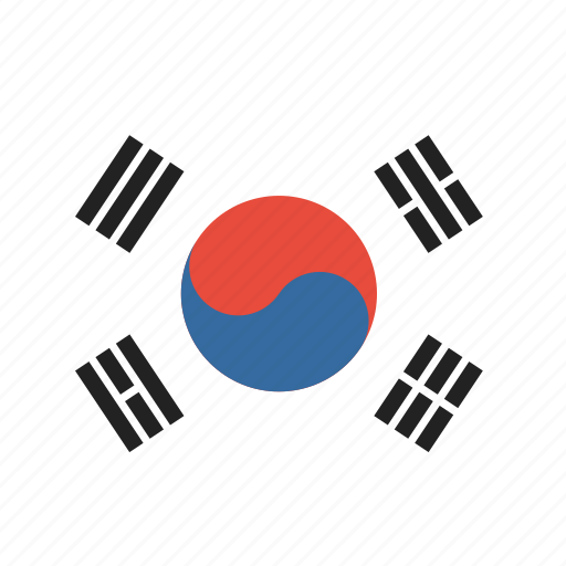 Country, flag, korea, korean, national, south icon - Download on Iconfinder