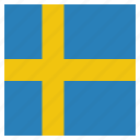 country, flag, national, sweden, swedish