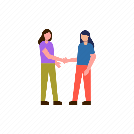 Handshake, meetup, women, day, celebration icon - Download on Iconfinder