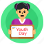 youth day poster, youth day banner, youth day celebrations, youth day, youngster 