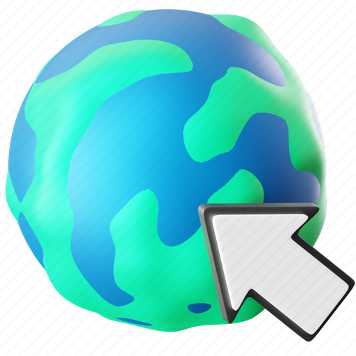 Touch globe, touch, globe, world, gesture, tap, click 3D illustration - Download on Iconfinder