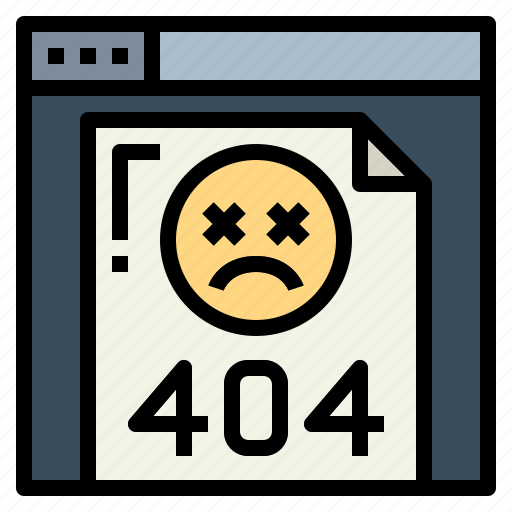 Website, programming, 404, error icon - Download on Iconfinder