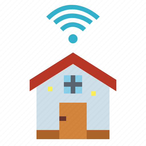 Communications, house, technology, wifi icon - Download on Iconfinder