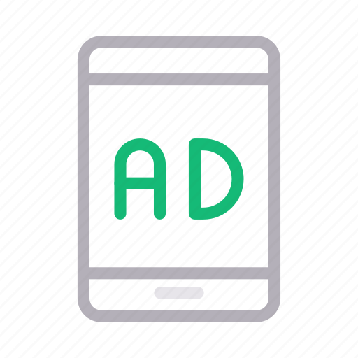 Ads, digital, marketing, mobile, phone icon - Download on Iconfinder