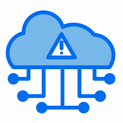 Cloud, internet, data, network, alert icon - Download on Iconfinder