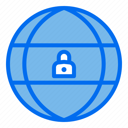 Website, lock, security, world, internet icon - Download on Iconfinder