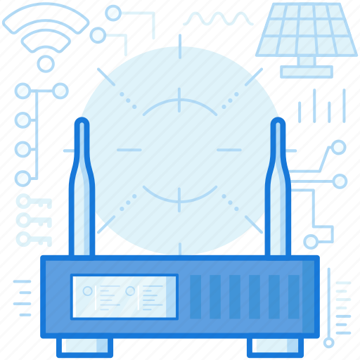 Connection, device, electronic, internet, modem, wifi, wireless icon - Download on Iconfinder