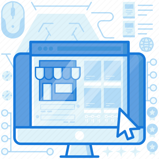 Ecommerce, monitor, screen, shop, shopping, webpage, website icon - Download on Iconfinder