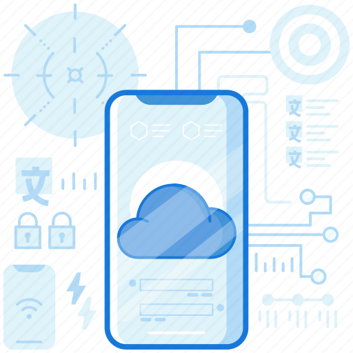 Cloud, data, database, mobile, phone, smartphone, storage icon - Download on Iconfinder
