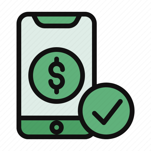 Banking, bank, money, digital, finish, payment, success icon - Download on Iconfinder