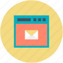 electronic mail, email, envelope sign, internet, modern communication, website